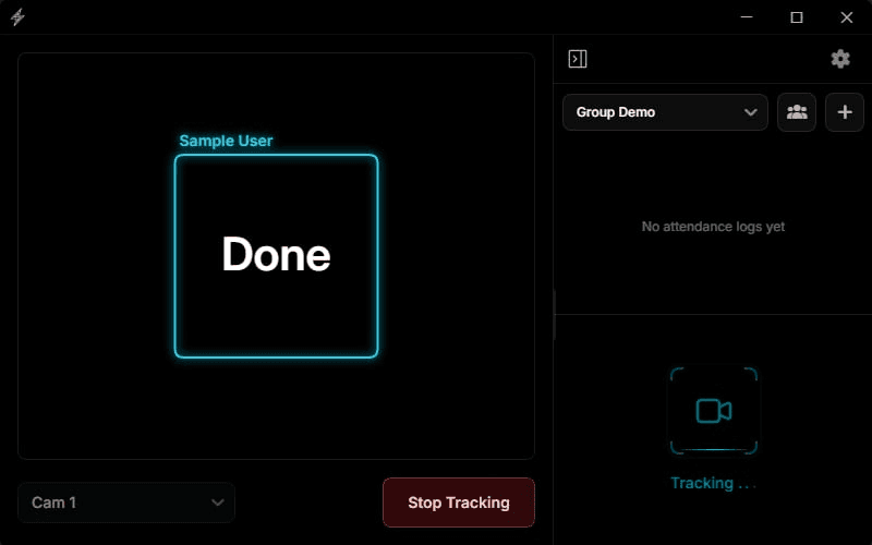 Facenox desktop interface